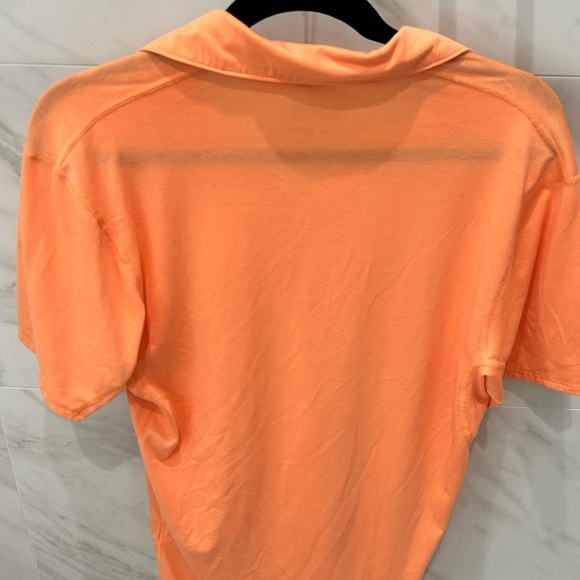 Patagonia Men's Coral-Orange Polo Shirt - Picture 3 of 3